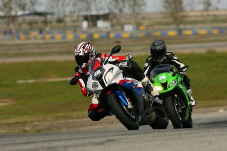 2011 kawasaki zx 10r vs 2011 bmw s1000rr shootout track motorcycle com, Kawasaki s new ZX 10R chases down the BMW S1000RR for the title of Best Literbike of 2011