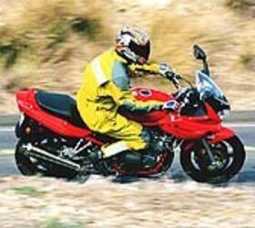 2000 suzuki bandit 600s motorcycle com, New steering geometry makes for a quicker handling Bandit