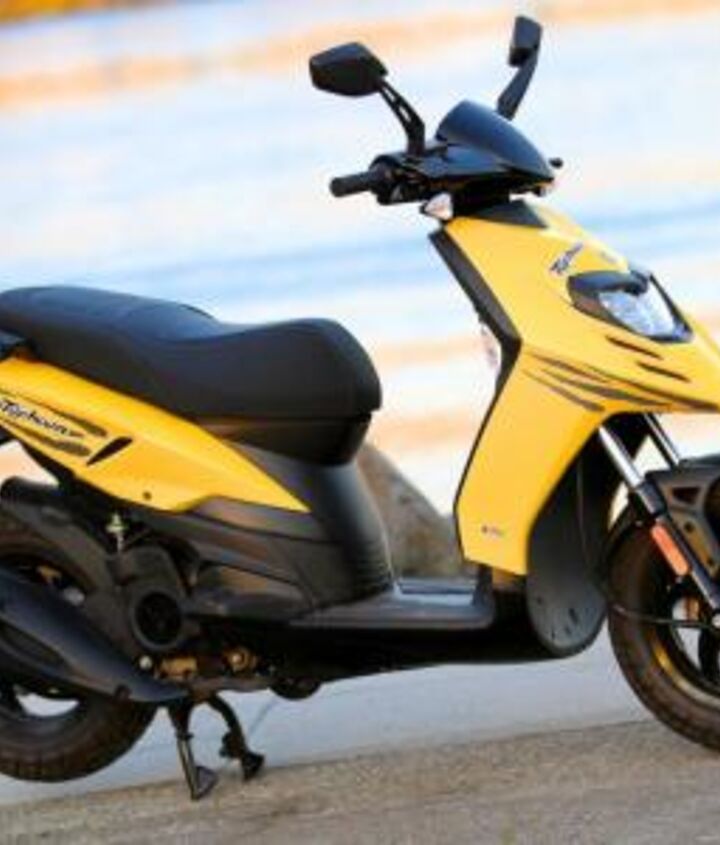 2012 piaggio typhoon 125 review motorcycle com, When it comes to traveling as economically as possible on two wheels the Piaggio Typhoon 125 is hard to beat