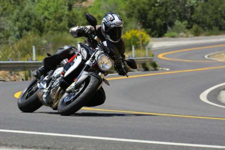 2013 mv agusta brutale 800 review motorcycle com, Swiftly untangling a set of sinuous curves like this is pure joy on a Brutale 800 A slipper clutch would ease downshifts that are sometimes fairly harsh unless revs are properly matched