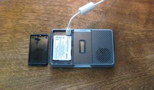 motorcycle gps review, The battery and mini USB connection are easy to access