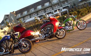 2009 Victory Models - Vegas Jackpot, Hammer S, Kingpin Low Review - First Ride - Motorcycle.com