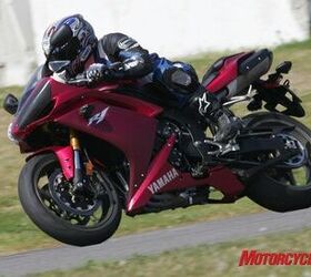 2008 literbike shootout zx 10r vs cbr1000rr vs gsx r1000 vs yzf r1 motorcycle com, The R1 s top end biased power is a drawback on the street but it performs as well as anything on the track
