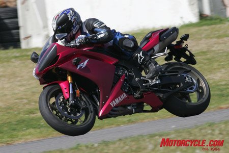 2008 literbike shootout zx 10r vs cbr1000rr vs gsx r1000 vs yzf r1 motorcycle com, The R1 s top end biased power is a drawback on the street but it performs as well as anything on the track