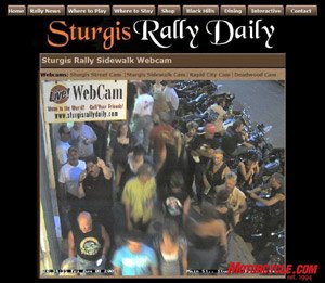 2008 sturgis coverage, That s me the non blurry person on the left