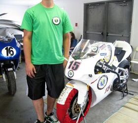 electric motorcycle builder killed in crash, Matt Dieckmann and the Electric Race Bikes EGP