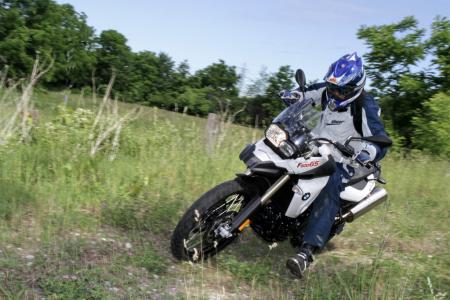 2010 bmw f800gs review motorcycle com, Old gravel and dirt roads are where the F800GS shines Plenty of power and good stability make for a surprisingly quick ride