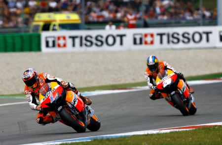 2012 motogp assen results, Repsol Honda teammates Casey Stoner and Dani Pedrosa finished one two at Assen