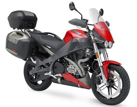 preview buell adds second ulysses, Shortened suspension travel on the XB12XT means a lower seat height and lower center of gravity Hard luggage and a taller windscreen are standard equipment on the new Uly