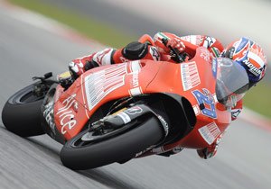 motogp 2009 sepang test day 1 results, Though he is still less than 100 Casey Stoner recorded the second fastest time in the first day of testing