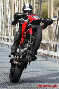 2010 ducati hypermotard 1100 evo review motorcycle com, More power is never a bad thing