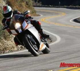 2010 ktm 1190 rc8r review motorcycle com, The RC8R lives for twisty canyon roads
