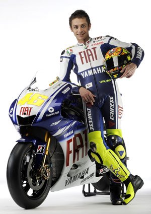fiat yamaha introduces 2009 yzr m1, Valentino Rossi will try to defend his MotoGP title on the 2009 M1