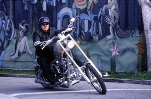 2004 big dog ridgeback motorcycle com, Second riding impression It depends how strong is your desire to be a clown