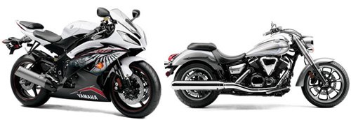 2012 yamaha and star motorcycles model preview motorcycle com, Many of the models in both Yamaha and Star s 2012 lineup are returning from 2011 unchanged except for different paint schemes Among those are the YZF R6 in Pearl White Candy Red left and the V Star 950 in Liquid Silver right