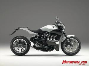 six cylinder streetfighter shootout of the future honda evo6 vs bmw concept 6 , The SOHC and two valves per cylinder of the current Gold Wing design simply won t cut it if Honda wants to compete against the more powerful BMW inline Six