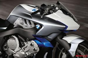 six cylinder streetfighter shootout of the future honda evo6 vs bmw concept 6 , The Concept 6 uses styling cues such as the nose blending into the sidepods and carbon fiber fuel tank seen on other BMW models