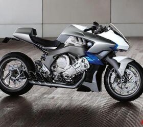 six cylinder streetfighter shootout of the future honda evo6 vs bmw concept 6 , If put into production BMW s Concept 6 will make a terrific halo bike