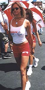 1999 laguna seca sbk babes pictorial part 2, What is that on her T shirt an ad or just a statement of fact