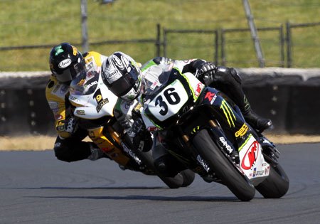ama sportbike 2010 infineon results, Martin Cardenas 36 now has four wins in seven races but he trails Josh Herrin and Danny Eslick 1 in the standings