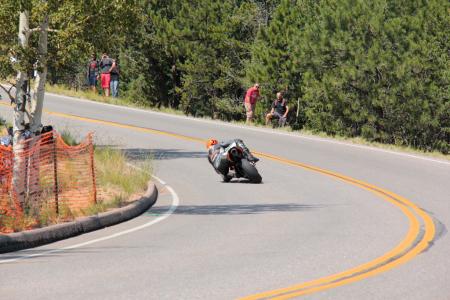 2012 pikes peak international hill climb report, Racing on public roads is a thrilling experience for both riders and fans