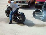exile cycles video interview motorcycle com, The required Bullfighter Burnout
