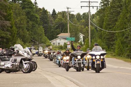 ride manitoulin a road for every rider, Hitting the road with some new friends