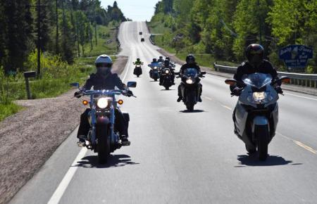 women riders tour in northern ontario video, Beautiful Northern Ontario riding