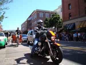2011 suzuki boulevard m109r limited edition review motorcycle com, The people of San Diego sleep sounder when the M109R in on patrol