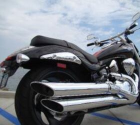2011 suzuki boulevard m109r limited edition review motorcycle com, The M109 strikes an intimidating pose
