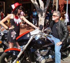 2011 suzuki boulevard m109r limited edition review motorcycle com, Media Girl meets her match