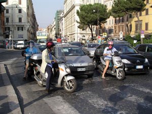 when in rome, Scooters You re either with us or against us