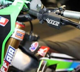 inside the 2013 supercross works bikes, The ARC levers used on Blake Baggett
