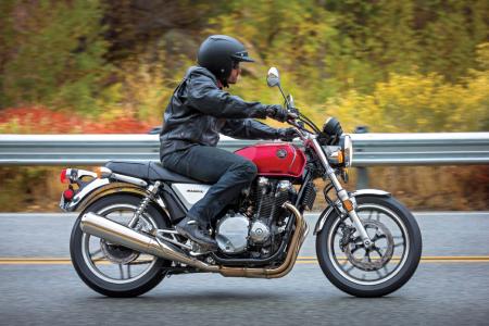 2013 honda cb1100 review quick ride motorcycle com, The CB1100 is a very rider friendly machine that s easy to pilot for almost anyone Note that its seat is more sculpted and less flat than bikes from the 70s
