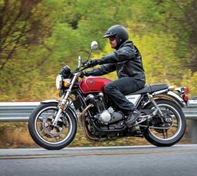 2013 honda cb1100 review quick ride motorcycle com, The CB1100 s ergonomics can comfortably accommodate nearly any rider