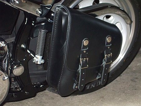 new saddlebag from the leatherworks