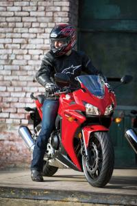 six new 2013 honda models announced for us motorcycle com, Standard models are available in Black Pearl White Blue Red and Red while the ABS model comes in Red only
