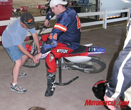 american supercamp riding school review, Chris Carr helps a student get a grip