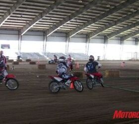 american supercamp riding school review, Theory on the whiteboard practice on the track