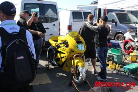 2010 fim e power race at laguna seca, Richard Hatfield s Lightning team maintained a less image conscious environment while still producing a bike whose results speak for themselves