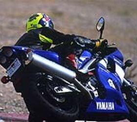 first ride 2001 yamaha yzf r6 motorcycle com, Notice the revised tail section