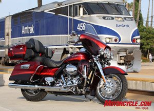 2009 harley davidson cvo models review motorcycle com, 2009 CVO Ultra Classic Electra Glide in Ruby Red and Typhoon Maroon with Forge Tone Graphics