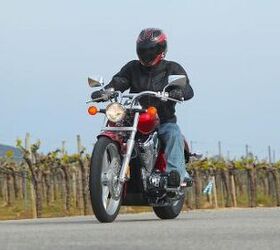 2010 honda vt1300 sabre review motorcycle com, Comin at ya the 2010 Honda VT1300 Sabre