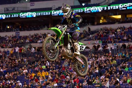 ama sx 2011 indianapolis results, Ryan Villopoto has built a comfortable 26 point lead in the championship standings