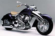 2002 honda vtx1800 motorcycle com, The concept bike that started it all the Zodia was unique and ahead of its time
