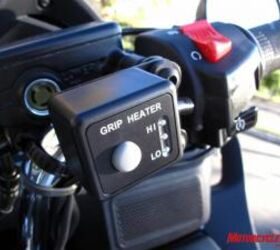2010 honda nt700v review motorcycle com, Three way adjustable grip warmers 189 95 are available as an accessory a must for any true touring rounder