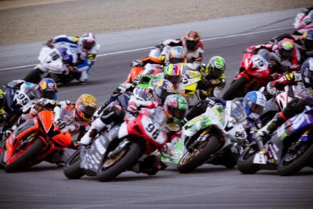 motogp 2012 at laguna seca, The racing in AMA Pro Daytona Sportbike competition is consistently action packed