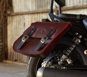 2014 star motorcycles bolt preview motorcycle com, The Bolt s saddlebags are real leather but storage space is limited Notice also the thinness of the passenger pillion