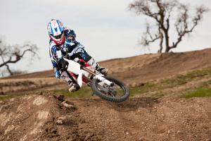 interview with zero s scot harden, A capable rider can have a blast on Zero s MX Hot swappable batteries means the fun doesn t have to stop when the juice runs out
