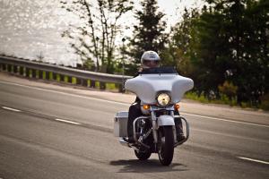following the champlain route north bay to ottawa, Debbie MacDonald loved her Street Glide